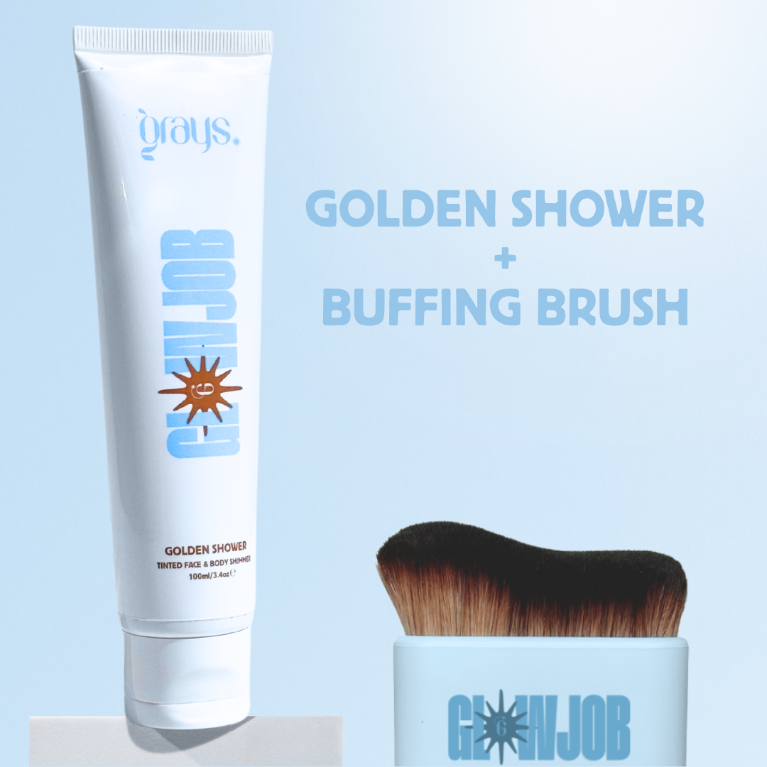 Golden Shower & Buffing Brush
