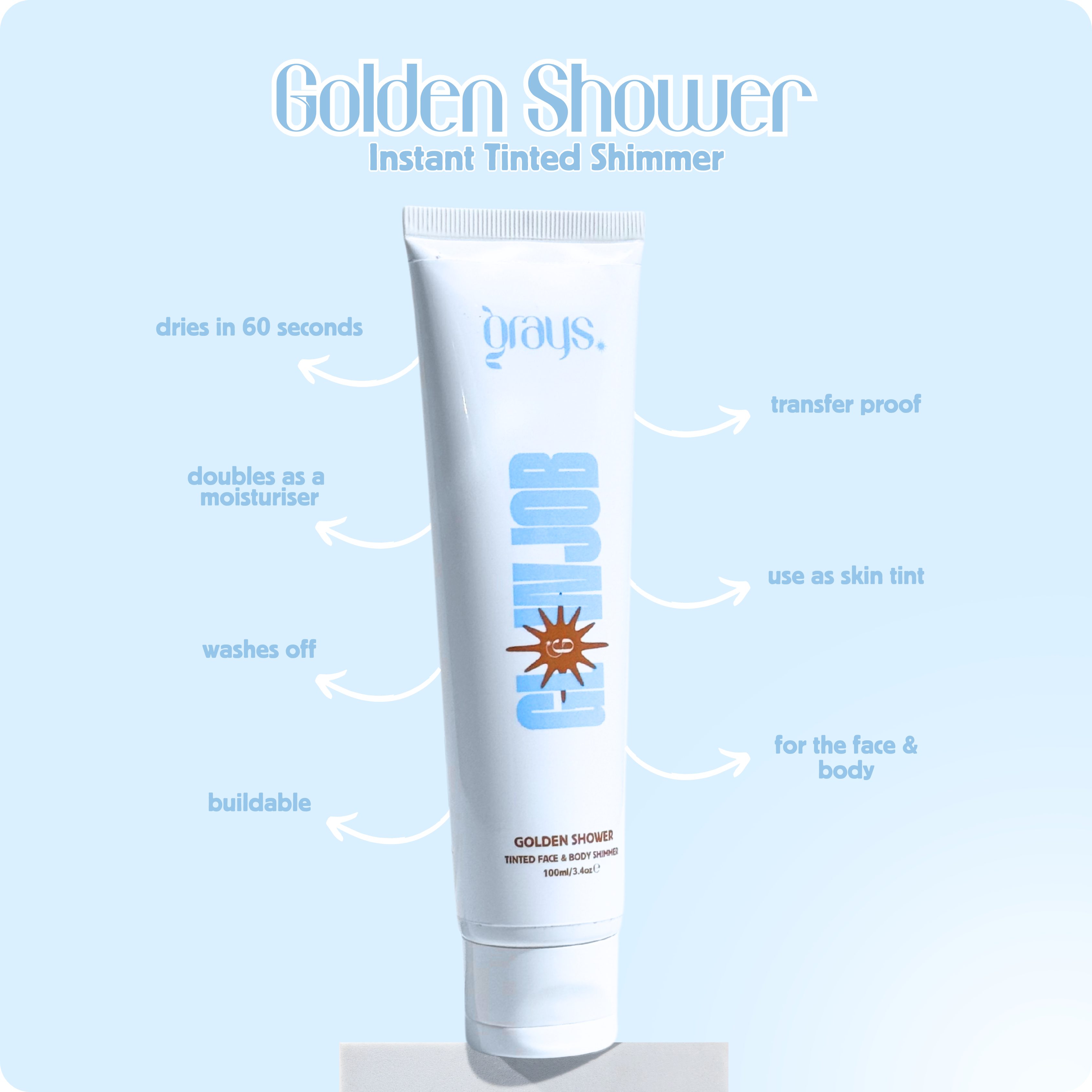 Glowcation Essentials - Tanning Water, Skin Tint + Gradual Moisturiser
