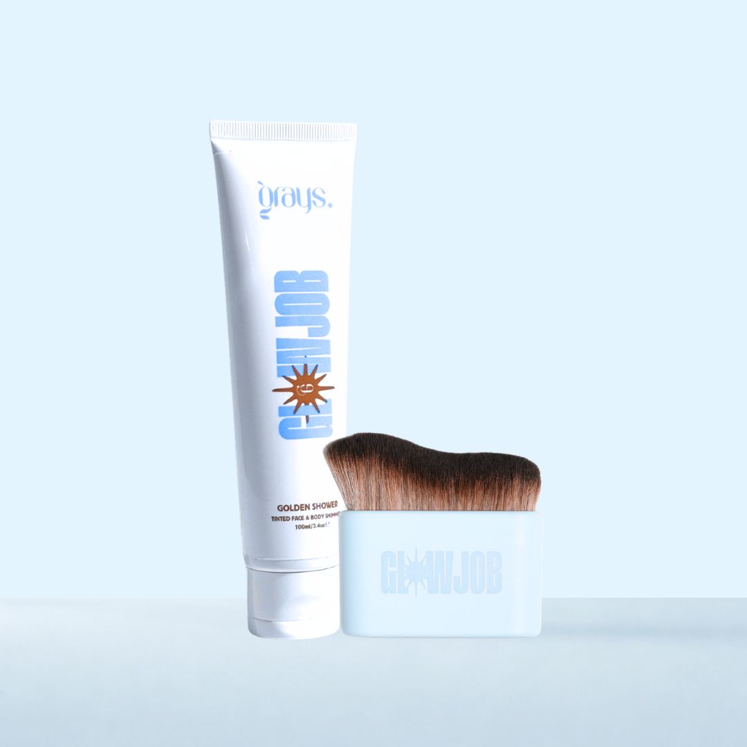 Golden Shower & Buffing Brush
