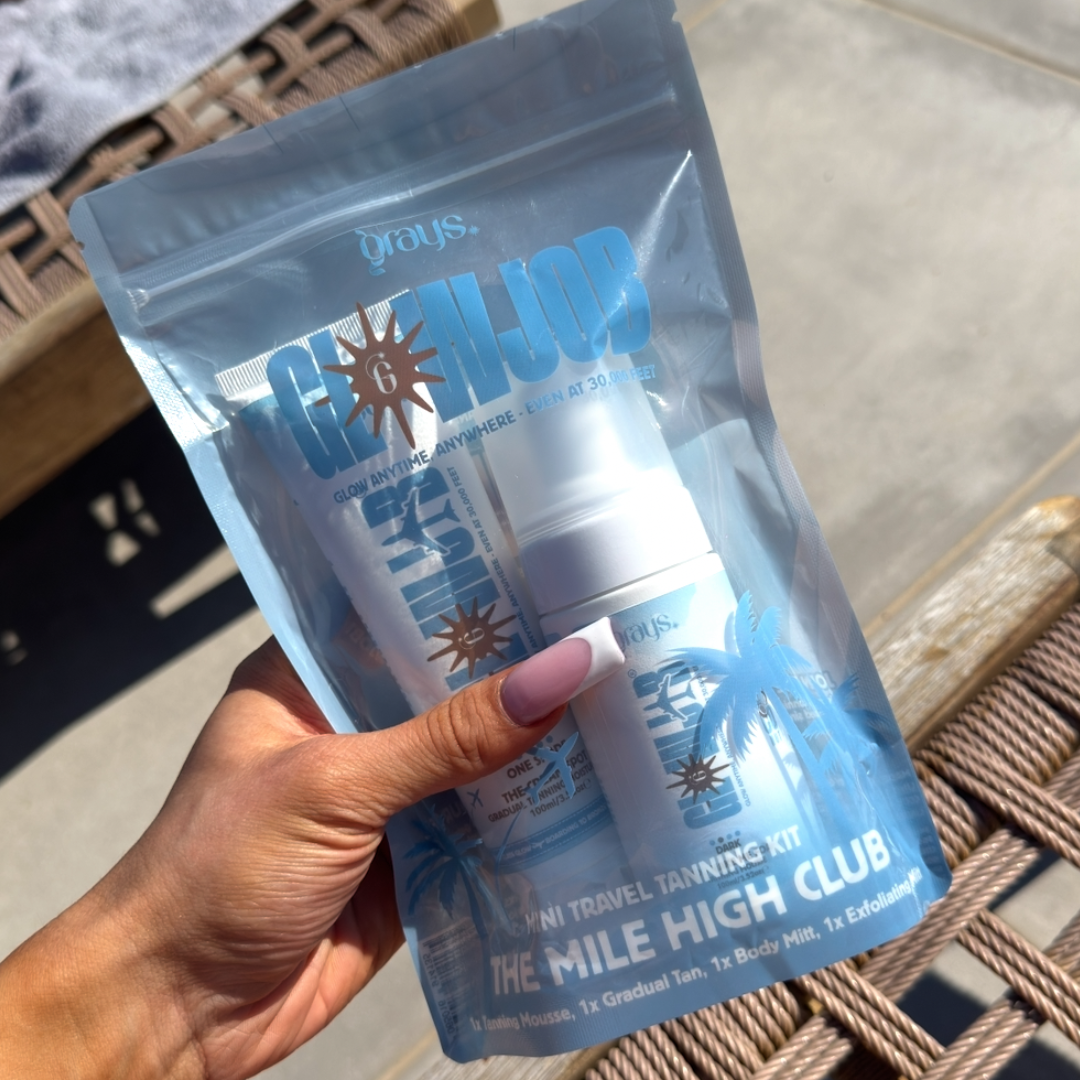 The Mile High Club Mini Travel Tanning Kit