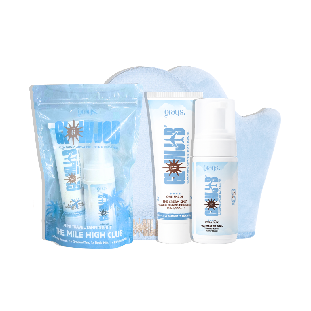 The Mile High Club Mini Travel Tanning Kit